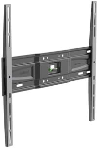 Meliconi Slimstyle Plus 400 S, Supporto TV Parete Fisso Ultra Sottile per TV a Schermo Piatto da 40 a 82, Staffa TV con VESA 200-300-400, Portata 50 Kg, Made in Italy, Nero
