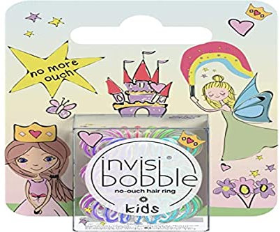 INVISIBOBBLE Kinder-Hängepackung Prinzessin mit Aufkleber 3 Stk
