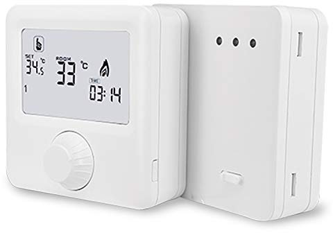 KPS Cronotermostato digital para calefacción programable y con radiofrecuencia KPS CONFORTLINE CRONO RF