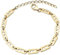 MATERIA by Matthias Wagner Damen Armband gold mit Herzen aus 925 Silber vergoldet 17,5-22cm SA-139