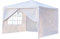 Tonnelle de Jardin Tonnelle Pliante Imperméable Tente de Reception 3X3m avec 4 Parois aux UV Pavillon Blanc Bâche PE Epaisse de env pour Fête Marriage Les Activités Commerciales