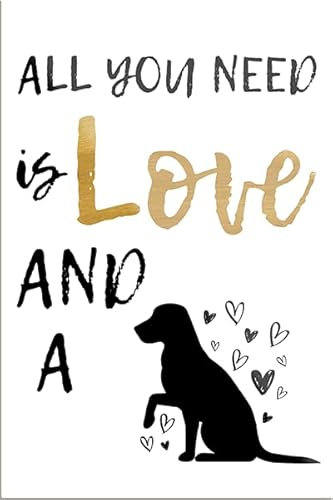 schilderkreis24 – Lustiger Spruch “All You Need is ...Dog“ Magnet Hund Deko Kühlschrankmagnet Humor Geschenkidee Geburtstag Weihnachten 9x6 cm