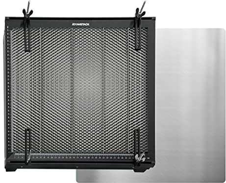 ATOMSTACK Laser Honeycomb Arbeitstisch 400x400x22mm mit Clip für laser Graviermaschine, Desktopschutz, Wabentisch Laserschutzauflage, Kompatibel für Laserschneider und Laser Gravierer