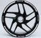 DualColorStampe Adesivi strisce moto 17 POLLICI Compatibili con Ducati Suzuki Kawasaki Honda Triumph cerchi cerchioni gomme COD.D0057(Bianco)