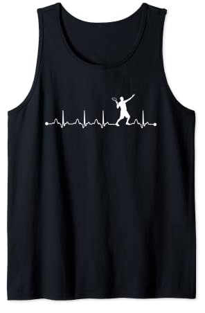 Tennis Heartbeat EKG Pulse Tennisspieler-Liebhaber Tank Top