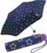 happy rain Ergobrella Kinder-Taschenschirm mit reflektierenden Elementen Glowing Stars, 89 cm