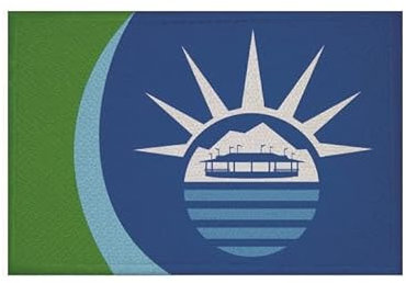 U24 Aufnäher Liberty Lake City (Washington) Fahne Flagge Aufbügler Patch 9 x 6 cm