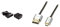 Atomos Powerkit ATOMXPWKT2 & LINDY 41680 - HDMI-Kabel auf Typ Mini-HDMI A/D 0.5 Meter CROMO Slimline High Speed, 4K@60Hz HDMI 2.0 18G 3D 1080p HDCP 2.2 ARC CEC, ATC-getestet