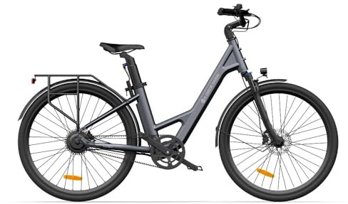 A Dece Oasis ADO E-Bike Air 28 Elektrofahrrad,Pedelec Riemenantrieb,28 Zoll, 1 Gang, Heckmotor, 345,00 Wh Akku, ebike Damen/Herren, 36V 250W Bürstenloser Motor