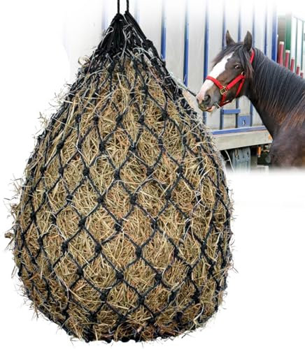 GKZB Filet à Foin pour Chevaux 70 x 50 cm Sac à Foin Filet à Foin Chevaux Sac à Foin pour Chevaux pour Chevaux, Moutons, Bovins