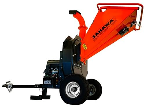 SAKAWA Biotrituradora BS1550 Motor 15CV + Aceite 4 Tiempos