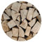 Eichenbrennholz, 100% Eiche, Brennholz 25 cm - fertig für Herd, Kamin, Feuerschalen, Lagerfeuer - Brennholz, Kaminholz, Grillholz (15 kg)