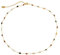 HUGE TOMATO Chic natürlichen bunten Stein Gold Kette，bunte Perlenkette, bunte perlenkette,Halskette mit 14K Gold plattiert Schließe Geschenk für Geburtstag, Valentinstag, Muttertag