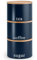 EHC Tea, Coffee, Sugar, Canister Set, Set of 3 Stackable Airtight Food Storage Easy to Open Storage Canisters Jars Tin, Navy Blue