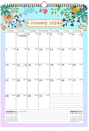 Kalender 2024-2025, kreativer dekorativer Wandkalender, Kalender 2024, 12-Monatsplaner, Wandkalender 2024, perfekt für Ihr Zuhause, Schule oder Büro, Wanddekorationen zum Organisieren und Planen