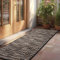 Biscpro Tapis d'entrée Interieur 55x150cm Paillasson,Antidérapant Lavable Tapis de Porte,pour Passage,Couloir,Cuisine,Terrasse,Jardin,Chambre-Noir