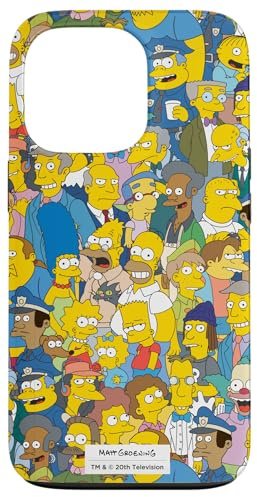 The Simpsons Springfield Characters Print Case for iPhone 13 Pro