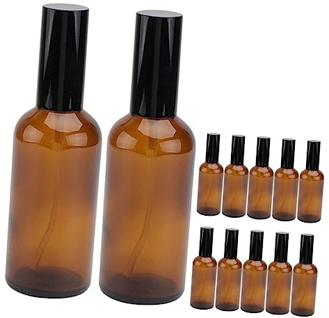 DOITOOL 12stücke Tragbare Sprühflaschen Leere Glasflaschen Für Reisen Auslaufsicher Und Wiederverwendbar Geeignet Für Ätherische Öle Sonnencreme Und Mehr