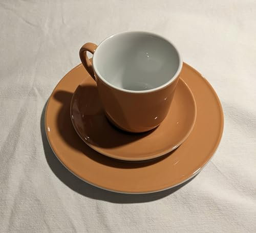 Dibbern SONDERAKTION - Originalware Solid Color - Becher 0,32 l m.U. + Teller 21 cm - blush - NEU