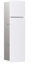 EMCO ASIS PURE WC-Modul mit Glasfront Türanschlag Links, Unterputz Weiß matt 60 cm Unterputz Türanschlag links Papierführung unten