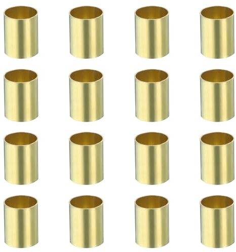 QUARKZMAN 16 Stück Gürtelklemme 2GT Kupfer Schnalle, strapazierfähiger Drahtkabelverbinder Drahtkabelterminal, 3D-Drucker Zubehör für 6mm breiten offenen Zahnriemen