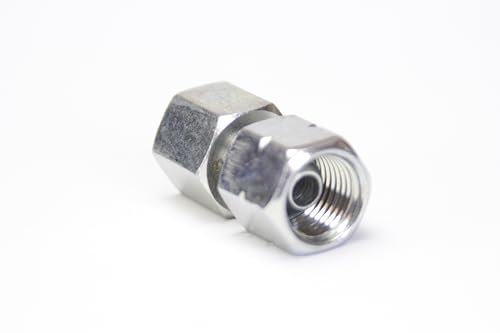 SZH Rechts Links Verbinder Verbindungsstück G 1/4 LH-ÜM x RST 8 Verbinder von Gas Linksgewinde 1/4 auf Gasrohrleitungs-verschraubung 8mm