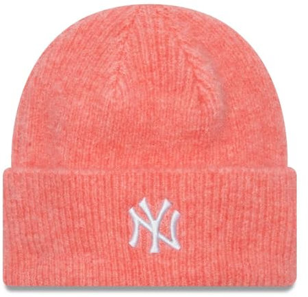New Era Damen Wintermütze - Wide Cuff New York Yankees pink