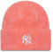 New Era Damen Wintermütze - Wide Cuff New York Yankees pink