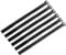 sourcing map 6Pcs Reusable Battery Tie Down Straps,0.6x16 Black Nylon Multipurpose Battery Hold Down Adjustable Cinch Strap Hook Loop Fastening Tie for Quadcopters FPV RC Drone Boat Car