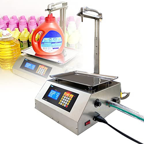 Liquid Filling Machine Weight Filling Machine Peristaltic Pump Digital Control for Wine Cosmetic Oil Beverage Lotion Essential Oil