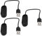 VGOL 3 Pezzi Cavo Di Ricarica Per Smartwatch Cavo Di Ricarica USB Per Smartwatch Cavo Di Ricambio Compatibile Con Xiaomi Mi Band 4 Smartwatch