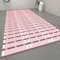 Weielt Shower Mat Non Slip Anti Mould, 90×40cm Non Slip Bath Mats for Inside Bath Quick Drain TPE Bathtub Mat with Suction Cups, Bathroom Accessories, Durable & Comfortable (Pink, 90 x 40 cm)