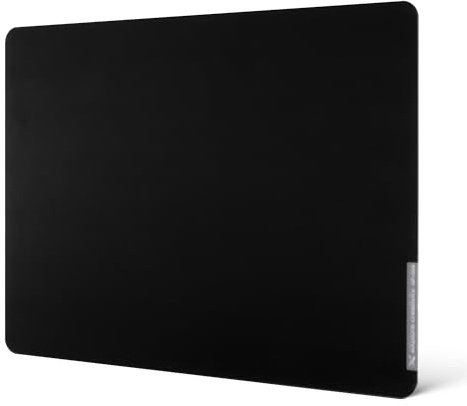 XVX Black Glass Mousepad 4.0, Hard Mouse Pad for Gaming, Ultra-Smooth Micro-Etched Surface Mouse Mat with Non-Slip Rubber Base(410mm*310mm)