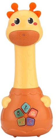 Vaguelly Machine à Histoire De Microphone Enfants Qui Chantent Enfants Chantant Karaoké Microphone pour Enfants Musical pour Bébé Karaoké Chantant Bébé Micro Gel De Silice