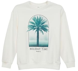 s.Oliver Oversize-Sweatshirt mit Frontprint
