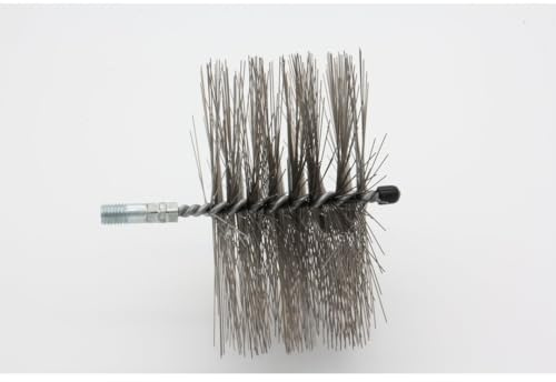 Feuercampus Rohrbürste rund M12 Ø160mm 0,60mm Stahl glatt für Reinigung und Entrosten ideal für Rohre und Metalloberflächen