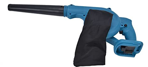 ViaGasaFamido Mini Soplador, Pequeño Ventilador Industrial Alimentado por Iones de Litio, Fuerte Potencia Eólica de 200 W para el Cuidado del Césped y Uso Doméstico