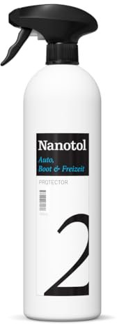 Nanotol Auto, Boot, Freizeit Protector 1000 ml (160 m²) - Nanoversiegelung (Step 2) für Lack, Felgen, Autoglas - Glanzversiegelung Lackpflege Lotuseffekt Keramik-Polymer-Hybrid-Beschichtung