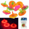 12x Kreisel LED Lichteffekt Leuchtend Spinning Bunt Mitgebsel 4,5 cm Beutel