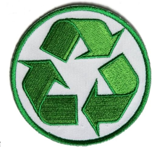 Karma Patch Recycling-Aufnäher, 7,6 cm, bestickter Aufnäher, Aufbügler, Hobby-Stickerei-Applikation