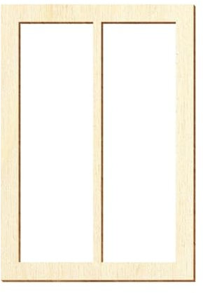 Finestra in legno rettangolare, modello 2