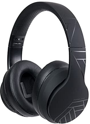 PowerLocus P6 Bluetooth Headphones Over Ear, Wireless, Super Bass Hi-Fi Stereo Sound, 40Hrs Battery Life, Soft Earmuffs, Headphones with Mic, Voice Assistant for iPhone,Android,Laptops,PC,TV