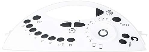 Staubsaugerladen.de Bedienfeld Blende kompatibel mit Vorwerk Thermomix TM31 und Bimby TM31 inklusive Gummiknöpfe, Ersatzteil für defekte Tasten, Hochwertige Frontblende einfache Reparatur, passgenau