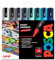 Posca - PC-5M - Paint Marker Art Pens - 1.8-2.5mm - Cool Tones Set of 8 in Gift Box