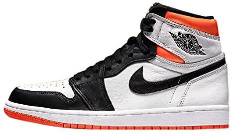 Nike Air Jordan 1 Mid Women’s Basketball Shoes, White Orange Black, 9.5 UK
