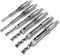 Taladro De Sierra, Broca De Taladro de 6Pcs Taladro De Cincel para Carpintería Drill Brocas cuadradas para carpintería for Woodworking