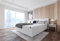 Best for Home Boxspringbett Polsterbett Sawana mit Bonellfederkern-Matratze und Topper Schlafzimmer (Weiß, 90x200cm)