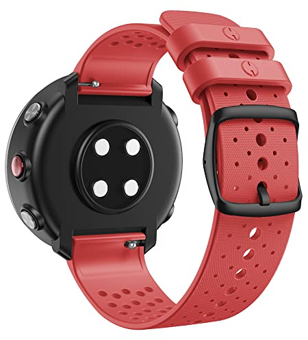 WIIKAI Armband Ersatzarmbänder kompatibel für Polar Vantage M Silikon Ersatz Uhrenarmbänder.