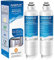 PUREPLUS BORPLFTR50 Ersatz für Bosch 11025825 Ultra Clarity Pro Kühlschrank-Wasserfilter, kompatibel mit 12033030, 12028325,11025825, BORPLFTR55, WFC100MF, B36CT80SNS, B36CL80ENS, 2 Stück
