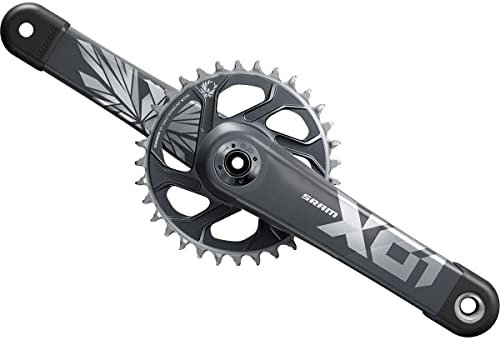 Sram Unisex – Erwachsene X01 Eagle Kettenradgarnitur, Grau, Einheitsgröße